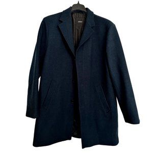 DKNY Teal Overcoat